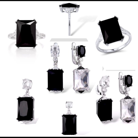 🤩Elegant Black & White 925 Sterling Ring-see option - Picture 5 of 5